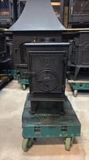 Classic JOTUL 600 cast iron woodburning stove for shepherd's hut, barges etc.