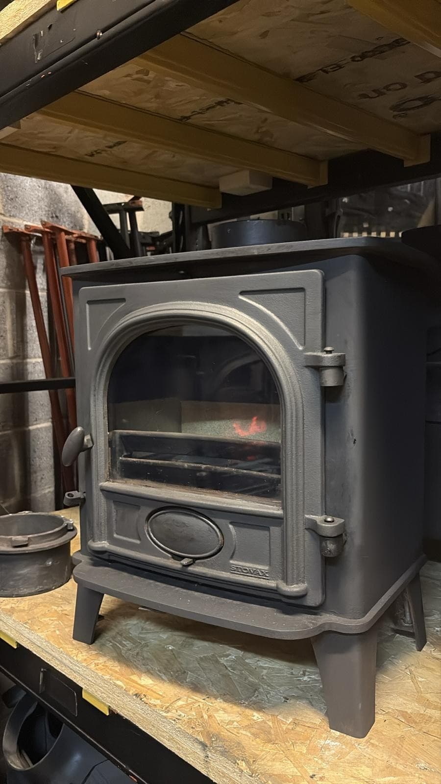 🔥 RESTORED “STOVAX STOCKTON 5” 5KW Multifuel DEFRA stove Wood Log Burner 🔥 — view 2