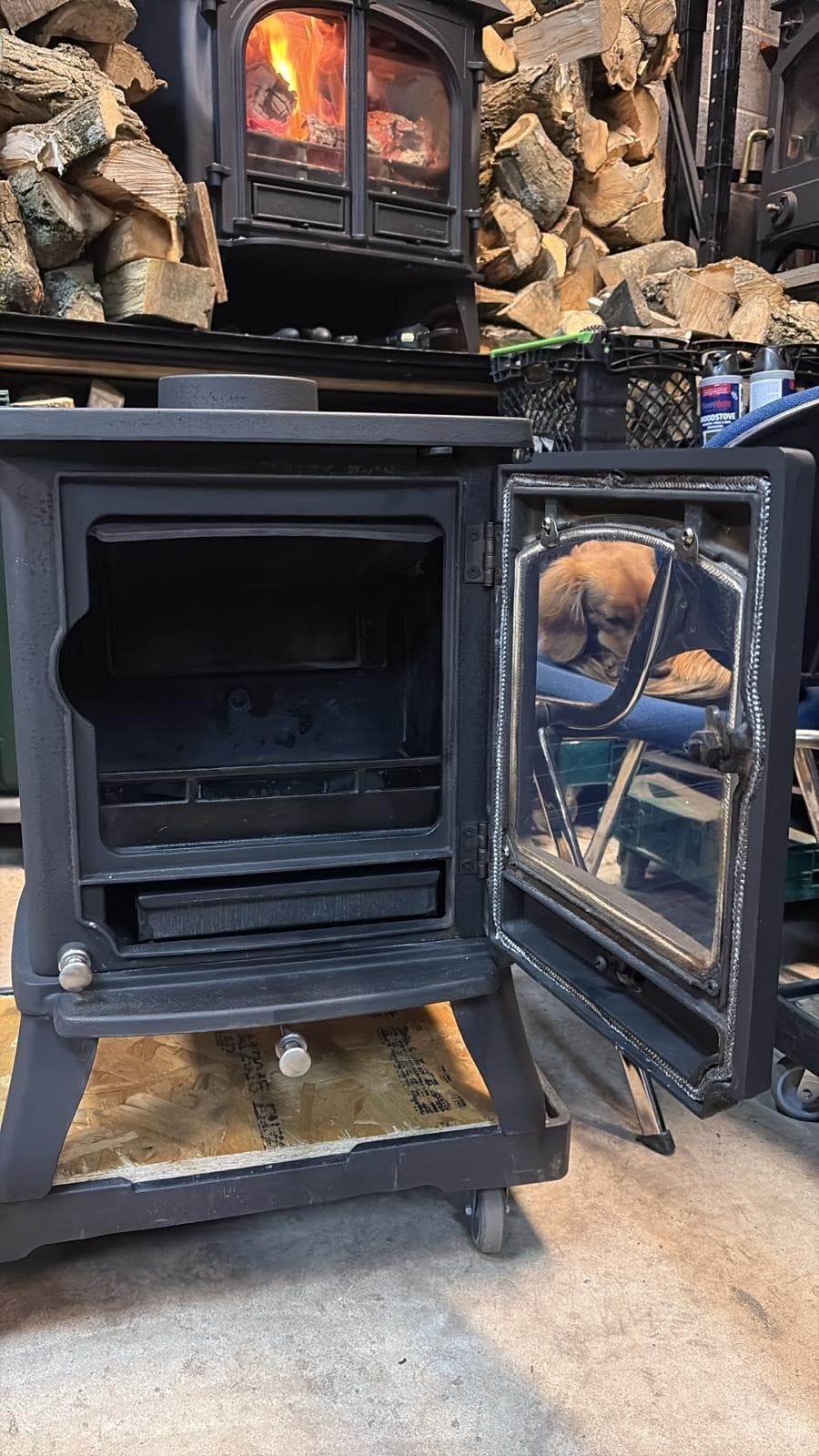 Broseley Cast Iron Stove, 5kW, MULTIFUEL, (log,wood+burner), DEFRA 🚚🚚 — view 2