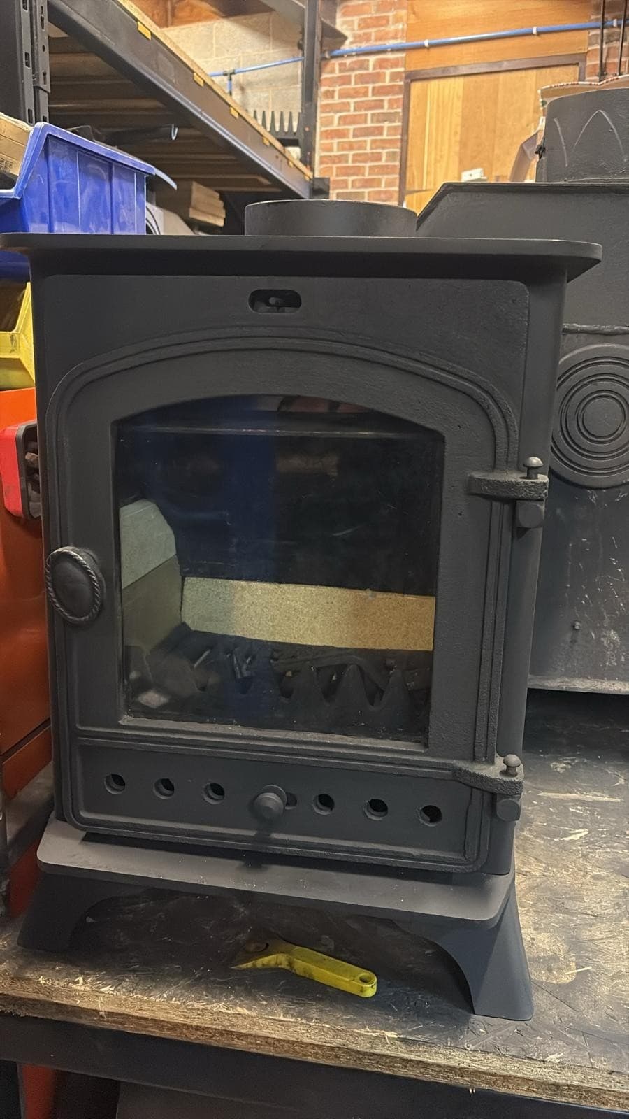 Hunter Rosewood 6kw Stove, MULTIFUEL, (log,wood+burner), DEFRA, eco stoveπππ