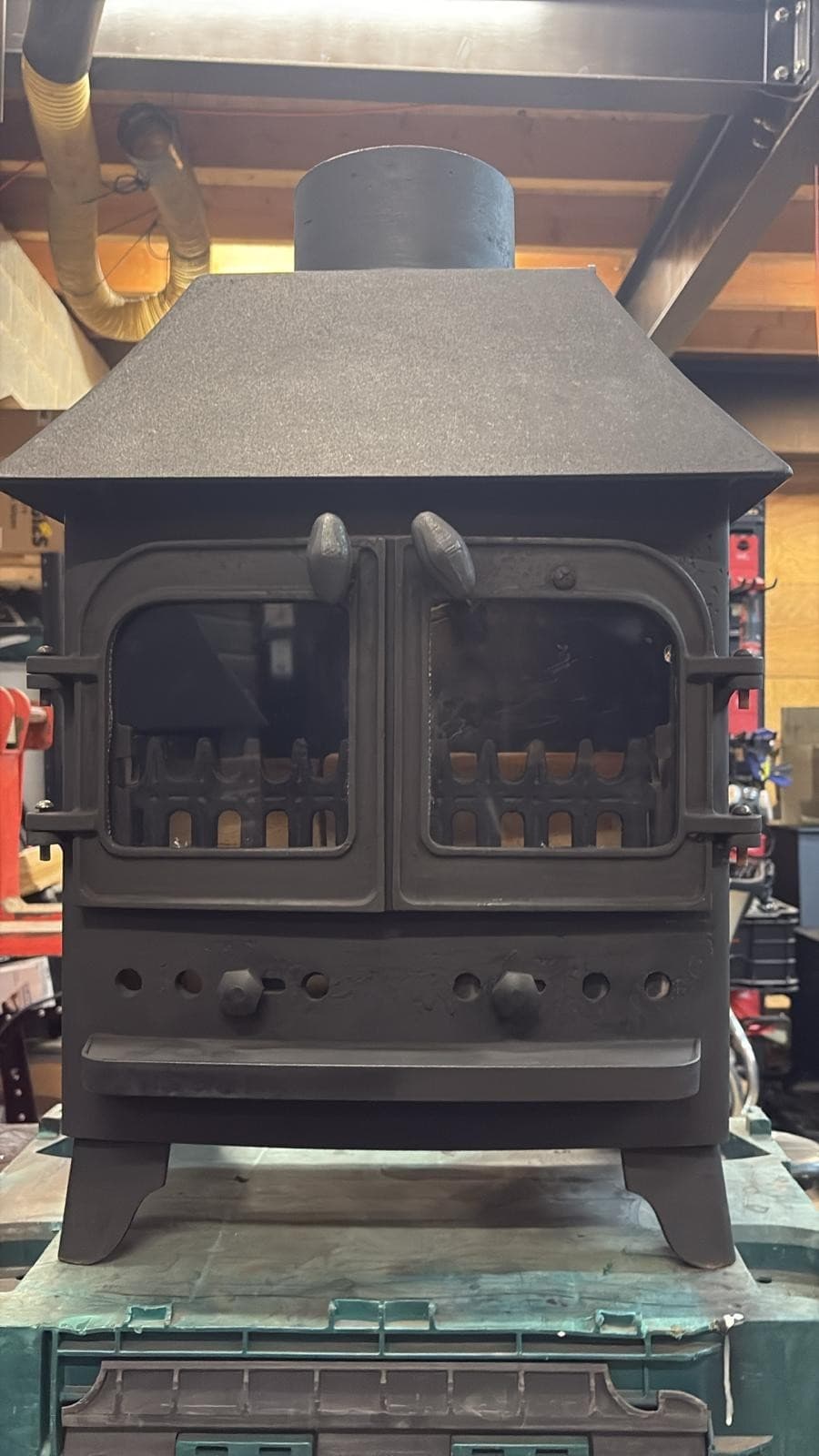 Villager Chelsea Duo Stove, 5kW, Wood Burner. (log,wood+burner), DEFRA 🚚🚚 — view 2