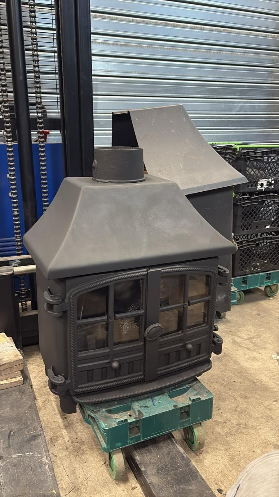 Hunter Herald 8 midi Stove 8kw, MULTIFUEL, (log,wood+burner), CANOPY STOVE🚚🚚🚚 — view 4