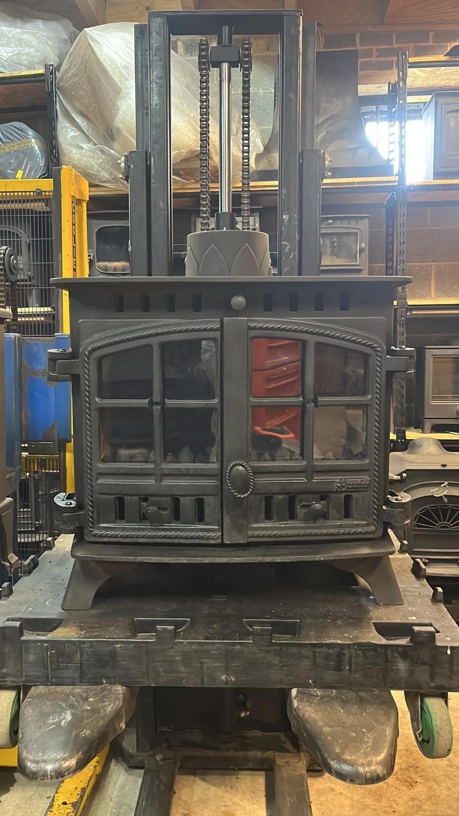 Hunter Herald 8 Stove Mk1 8-10kw, MULTIFUEL, (log,wood+burner), DEFRA, 🚚🚚 — view 4