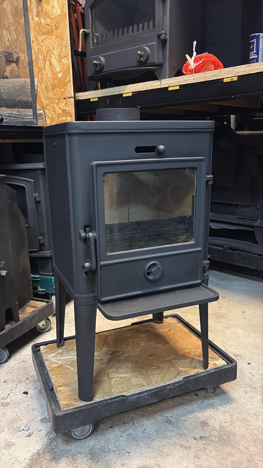 Scan Anderston Scandinavian Scandi, Vintage, Cast iron stove. Restored