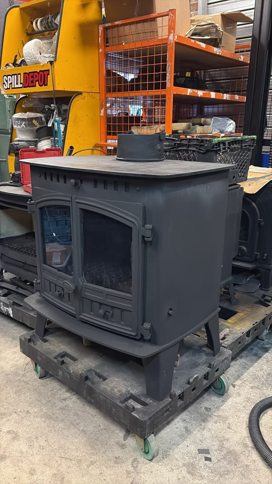 Hunter Herald 80B BOILER Stove, 20KW, MULTI-FUEL, (log,wood+burner) BOILER 🚚🚚 — view 4