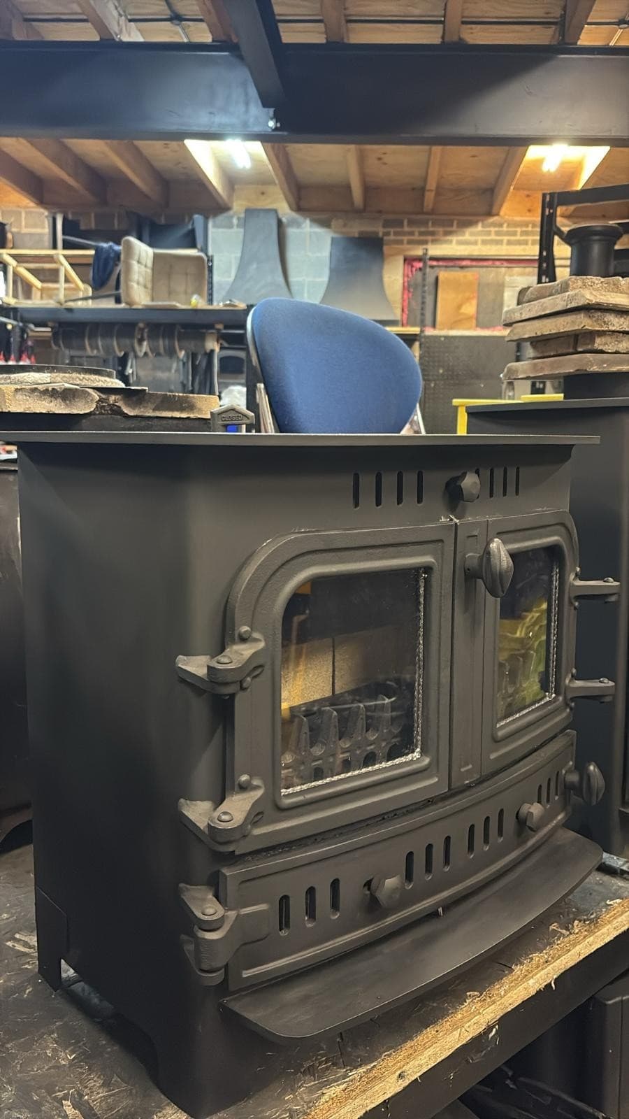 Villager Bayswater Stove, 7kW, MULTIFUEL, COAL (log,wood+burner), ๐๐๐๐ โ view 4