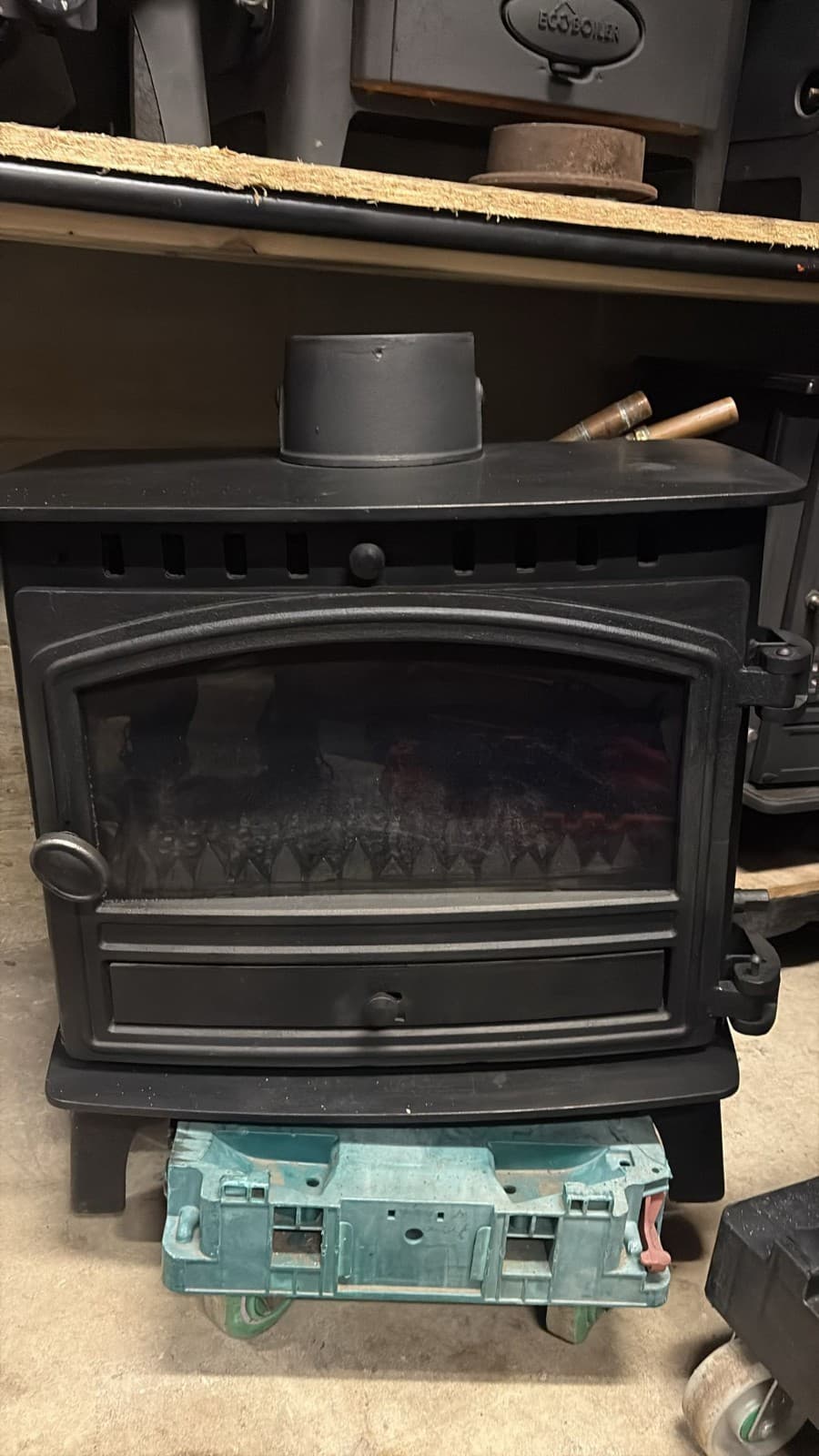 Hunter Herald 8 Stove 8kw, BOILER, MULTIFUEL, COAL (log,wood+burner), ๐๐ โ view 2