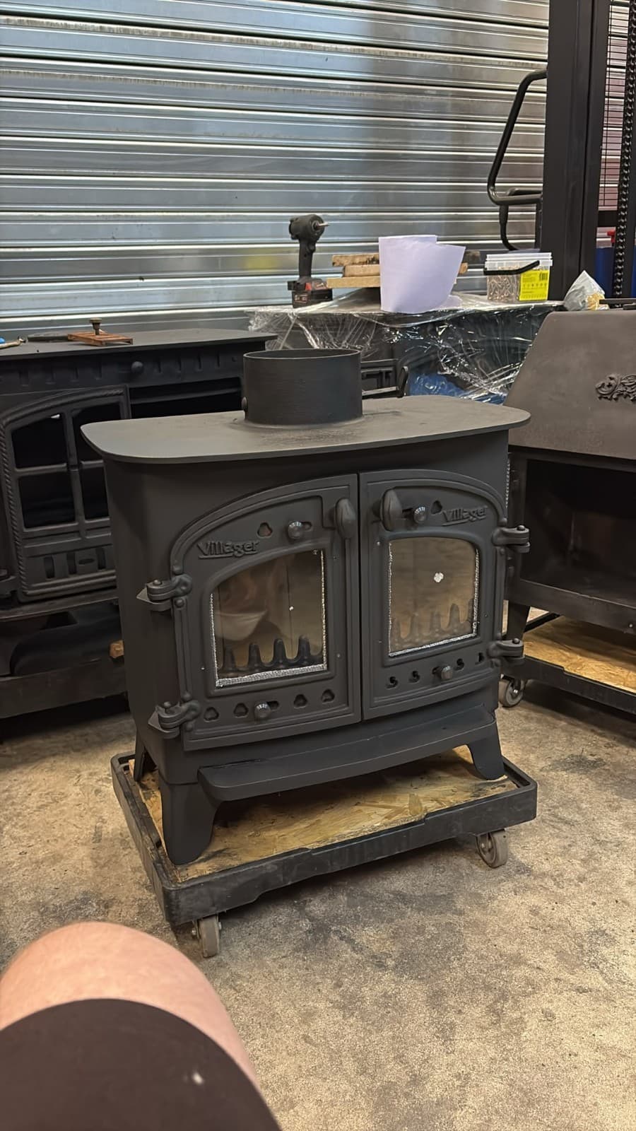 Villager Flatmate Stove, 7kW, WOOD BURNING STOVE (log,wood+burner), ๐๐๐ โ view 3