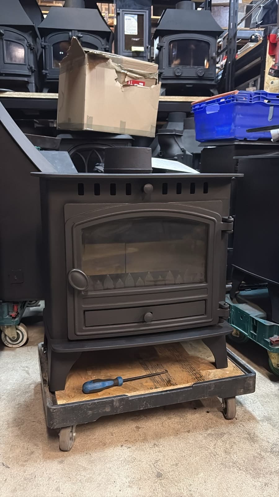 Hunter Herald 6 SLIMLINE Stove 5kw, MULTIFUEL, (log,wood+burner), ๐๐๐ โ view 2