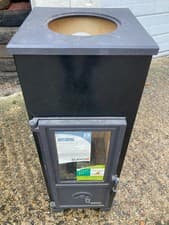 HEISSBERG SUPRA LOG BURNING STOVE 7KW NEW AND UNUSED