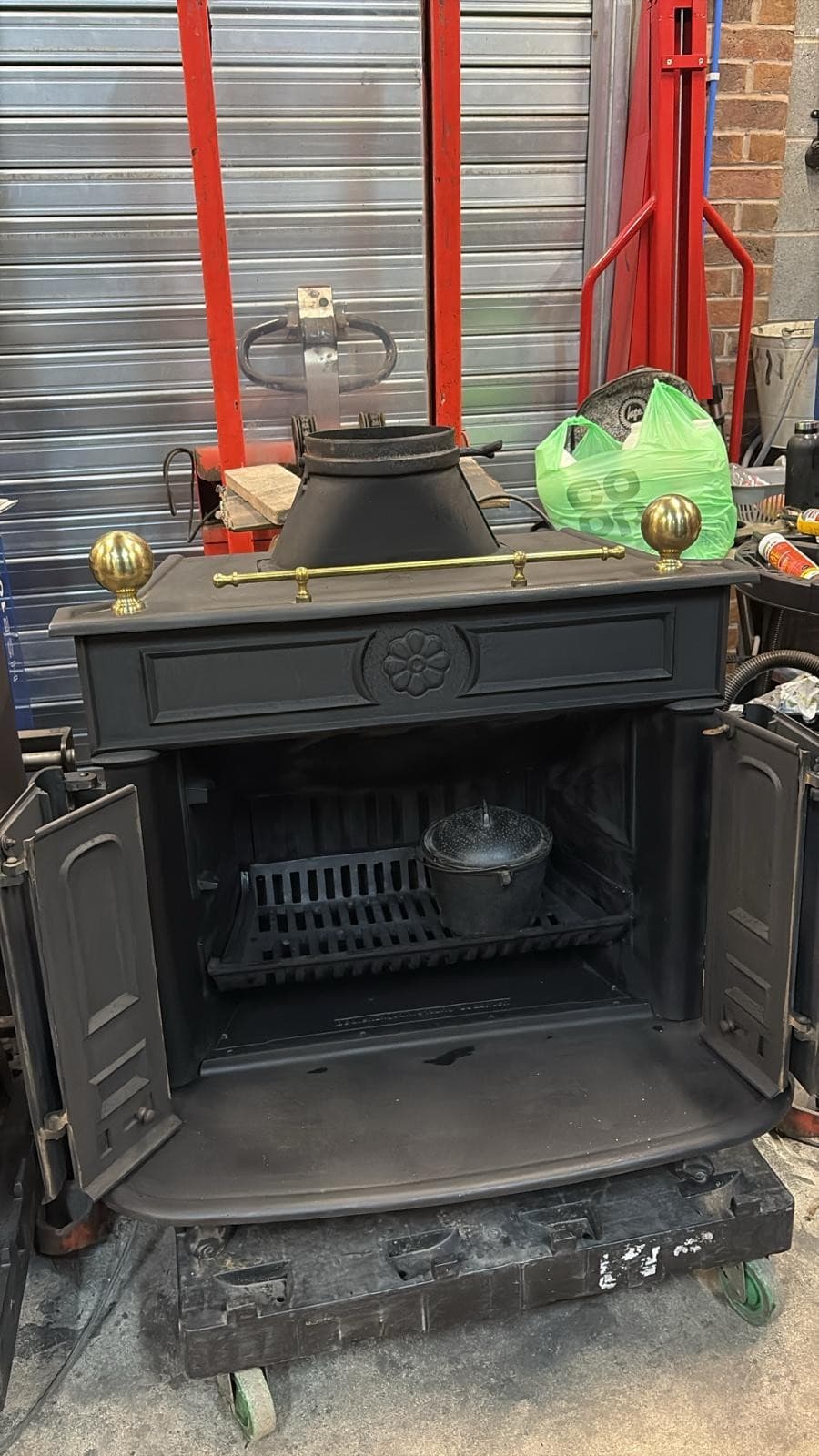 Regency Franklin Stove 10-14Kw, MULTIFUEL, (log,wood+burner), MASSIVE 85CM ๐๐ โ view 5