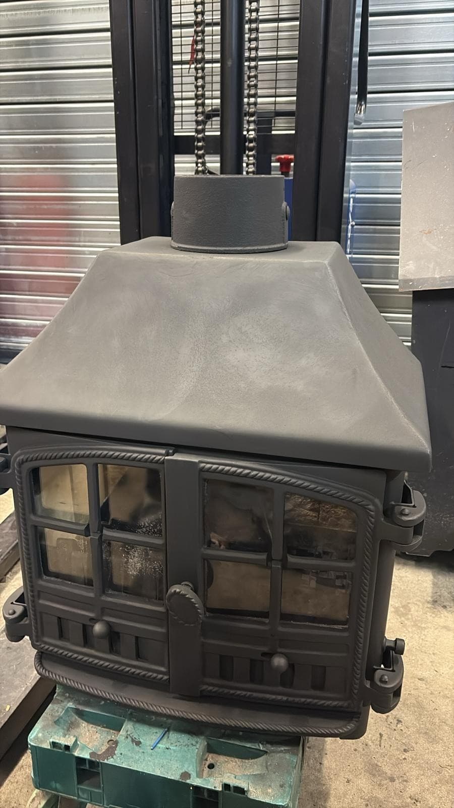 Hunter Herald 8 midi Stove 8kw, MULTIFUEL, (log,wood+burner), CANOPY STOVE🚚🚚🚚 — view 3