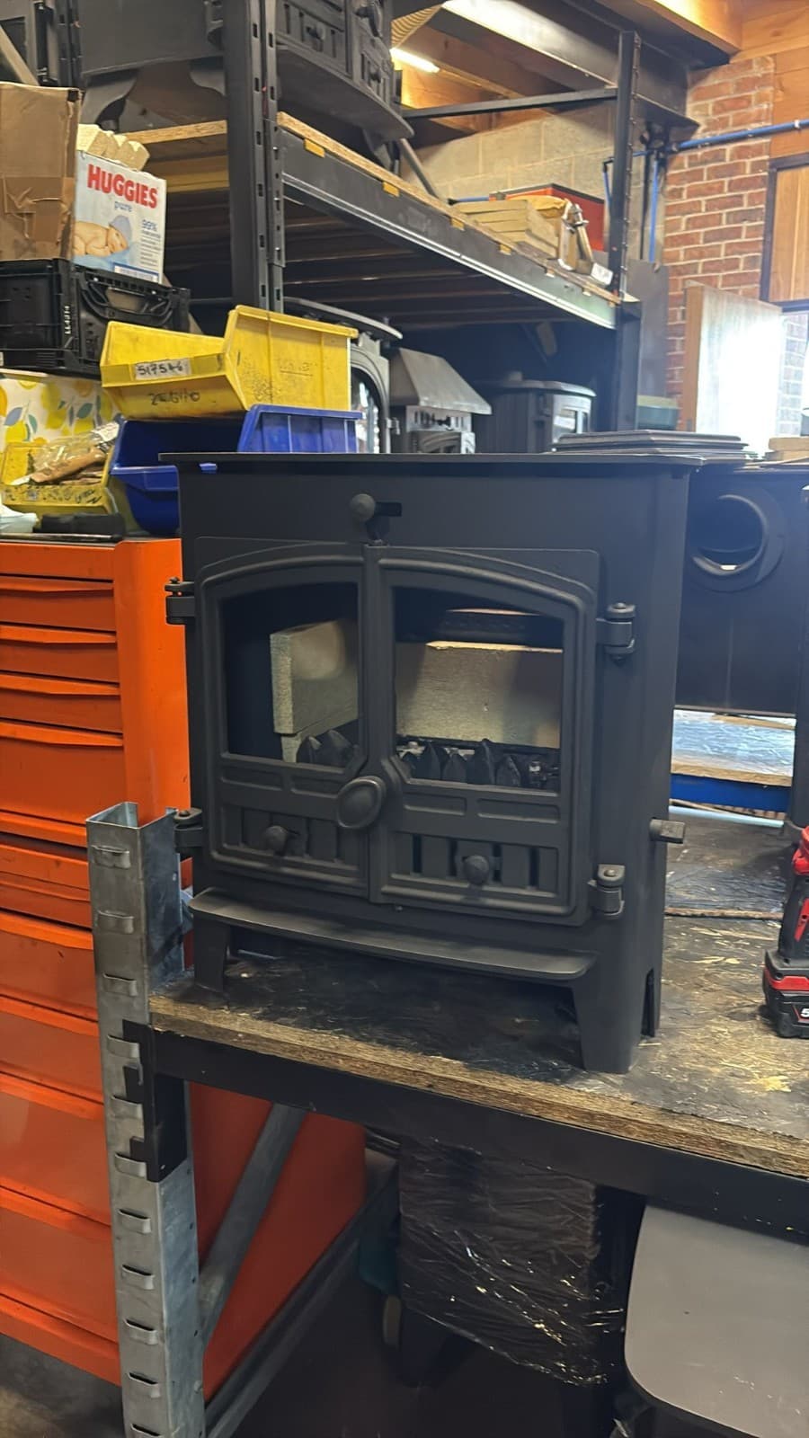 HUNTER Inset Stove 5Kw, Multifuel DELIVERY — view 5