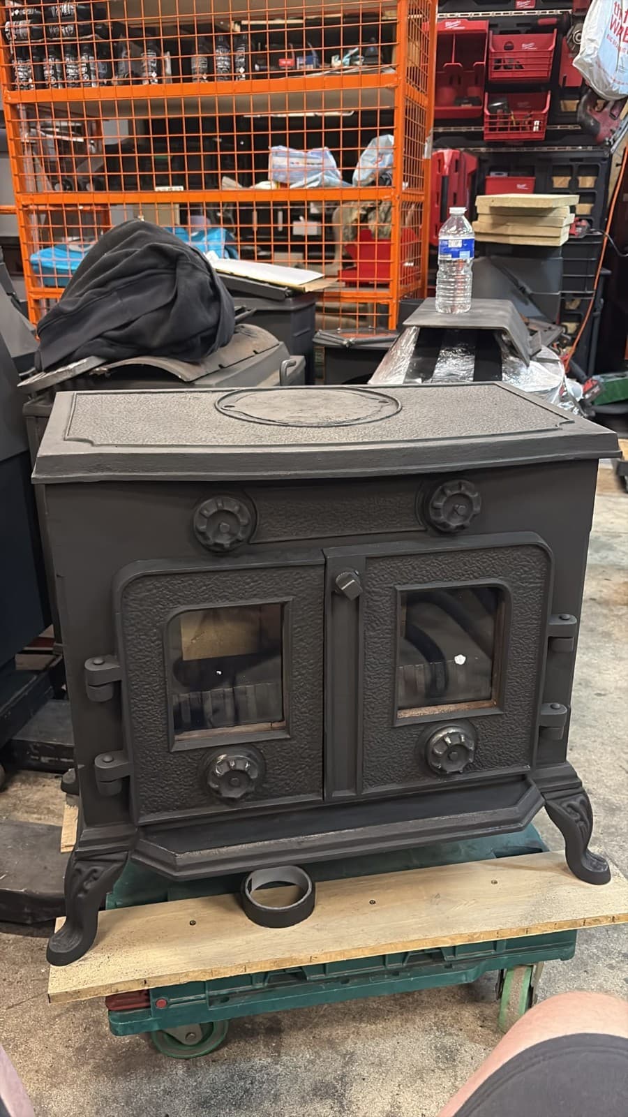 Classic Vintage Cast Iron STOVE 10KW MULTIFUEL, (log,wood+burner) 🚚🚚 — view 4
