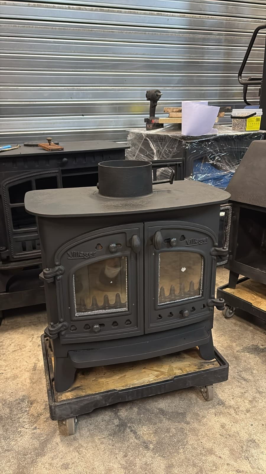 Villager Flatmate Stove, 7kW, WOOD BURNING STOVE (log,wood+burner), ๐๐๐ โ view 4