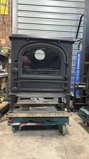 Stovax Wellington 8kW, Muiltifuel Stove (log,wood+burner), 🚚 cast iron