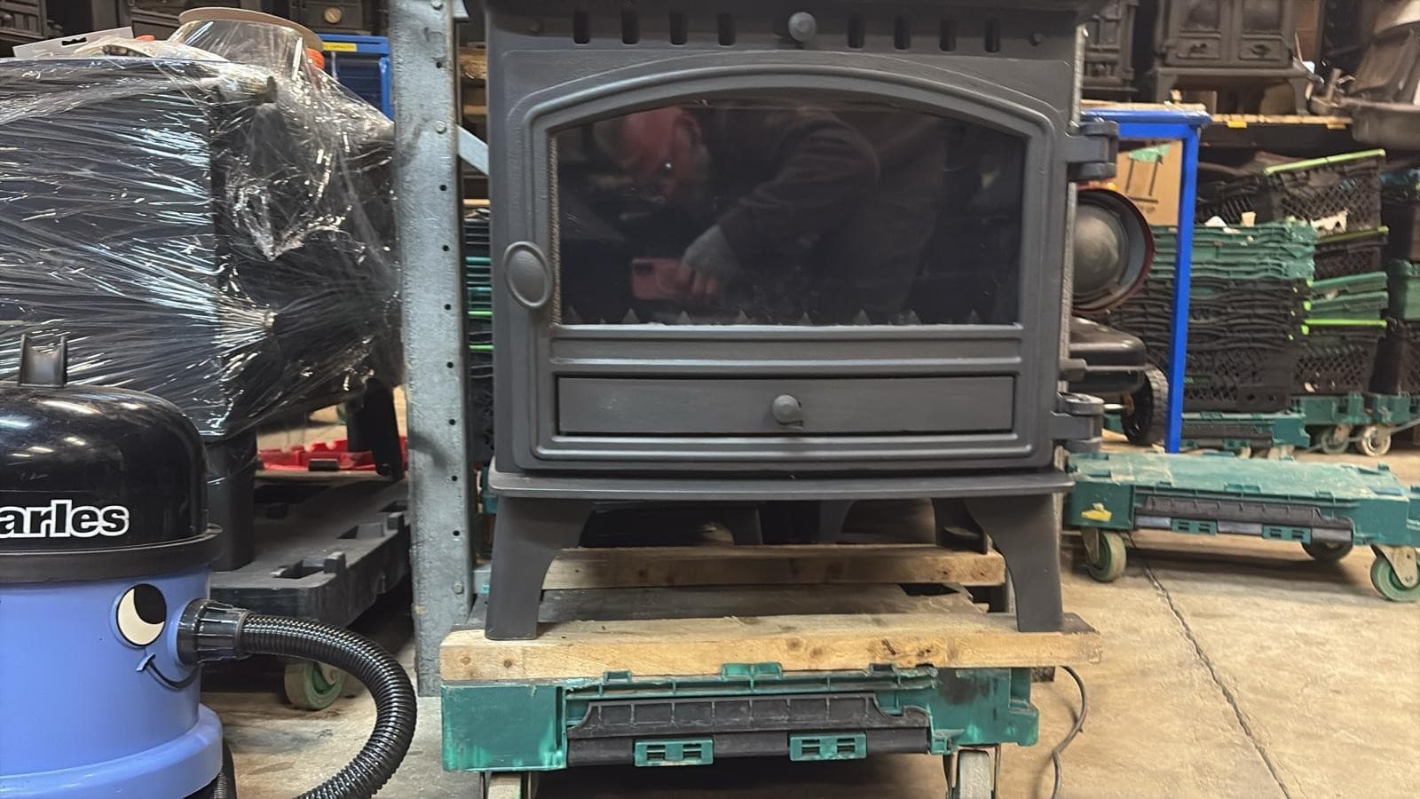 Hunter Herald 8 Stove 8kw, BOILER, MULTIFUEL, (log,wood+burner), , 🚚🚚🚚 — view 5