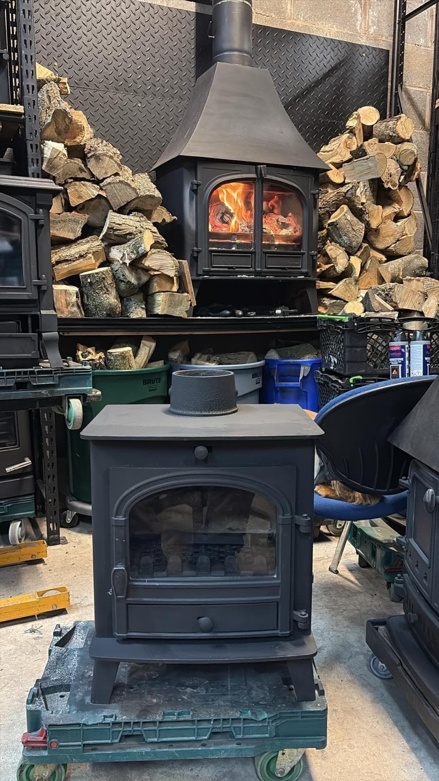 Parkray Consort 5kw Stove, MULTIFUEL, (log,wood+burner), DEFRA, eco stove🚚🚚🚚 — view 4