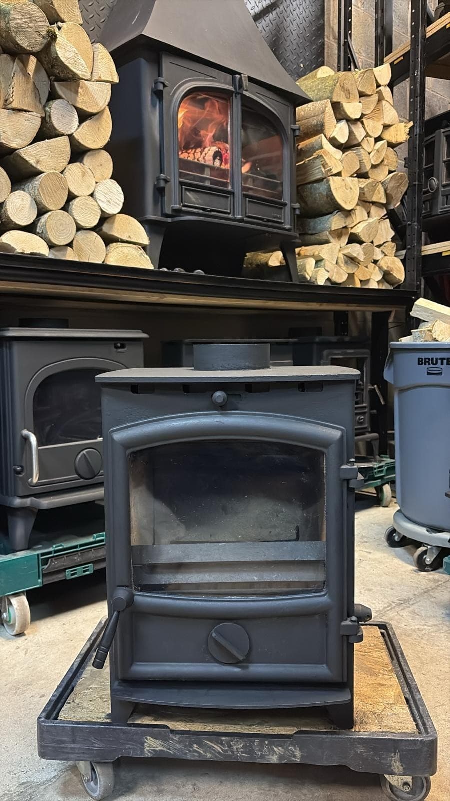 🔥 “FIRELINE FX5” 5KW DEFRA APPROVED Multi fuel stove Log Coal Burner RRP £948🔥 — view 4