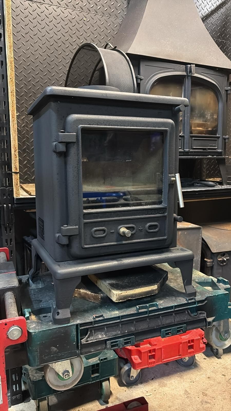 Firefox 5 Stove 5kw, MULTIFUEL, COAL(log,wood+burner), CAST IRON , ๐๐๐ โ view 2