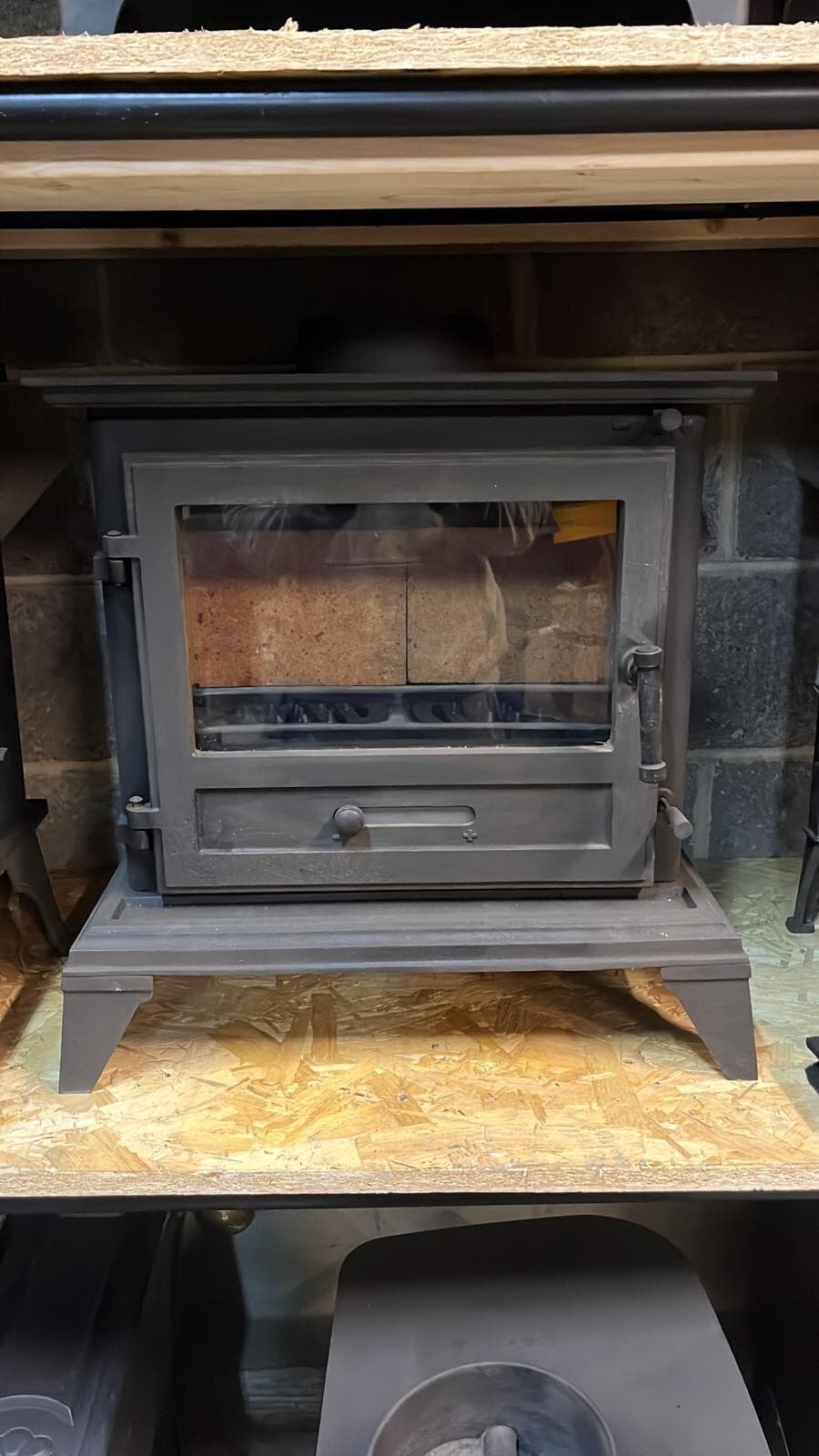 FireFoX 8 STOVE 8KW MULTIFUEL, (log,wood+burner), DEFRA, ๐๐๐