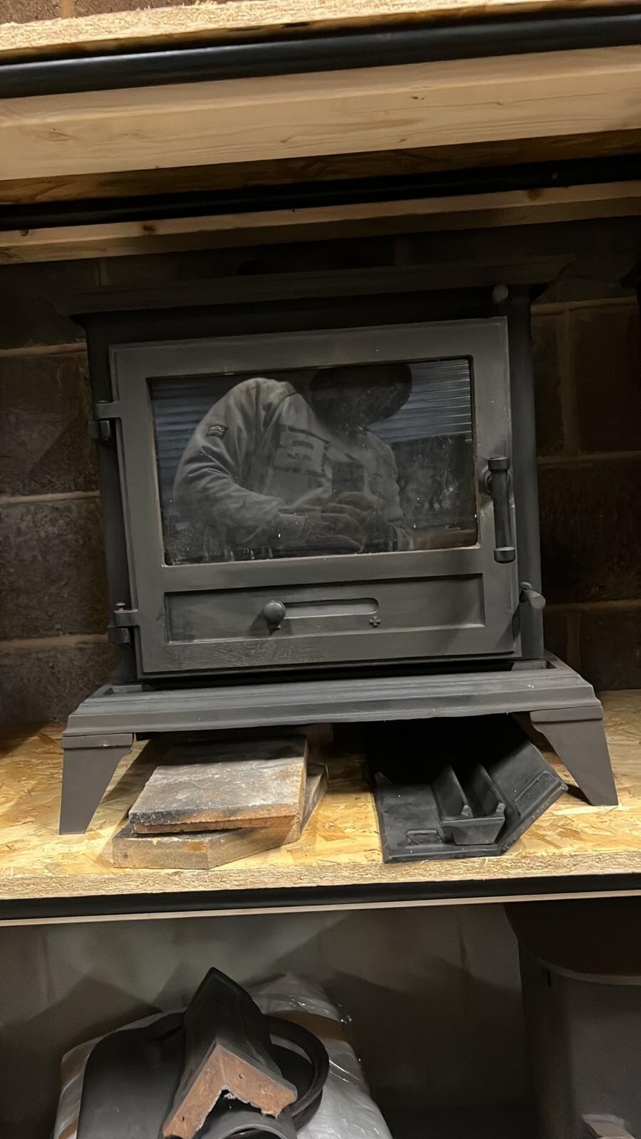 fIREFOX 8 Stove 8kw, MULTIFUEL, (log,wood+burner), DEFRA, ๐๐๐ โ view 5