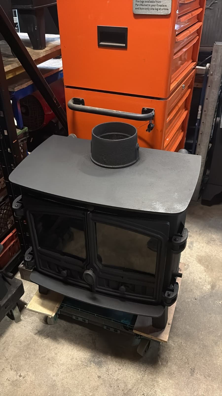 Hunter Herald 8 Stove 8kw, BOILER, MULTIFUEL, COAL (log,wood+burner), ๐๐ โ view 2