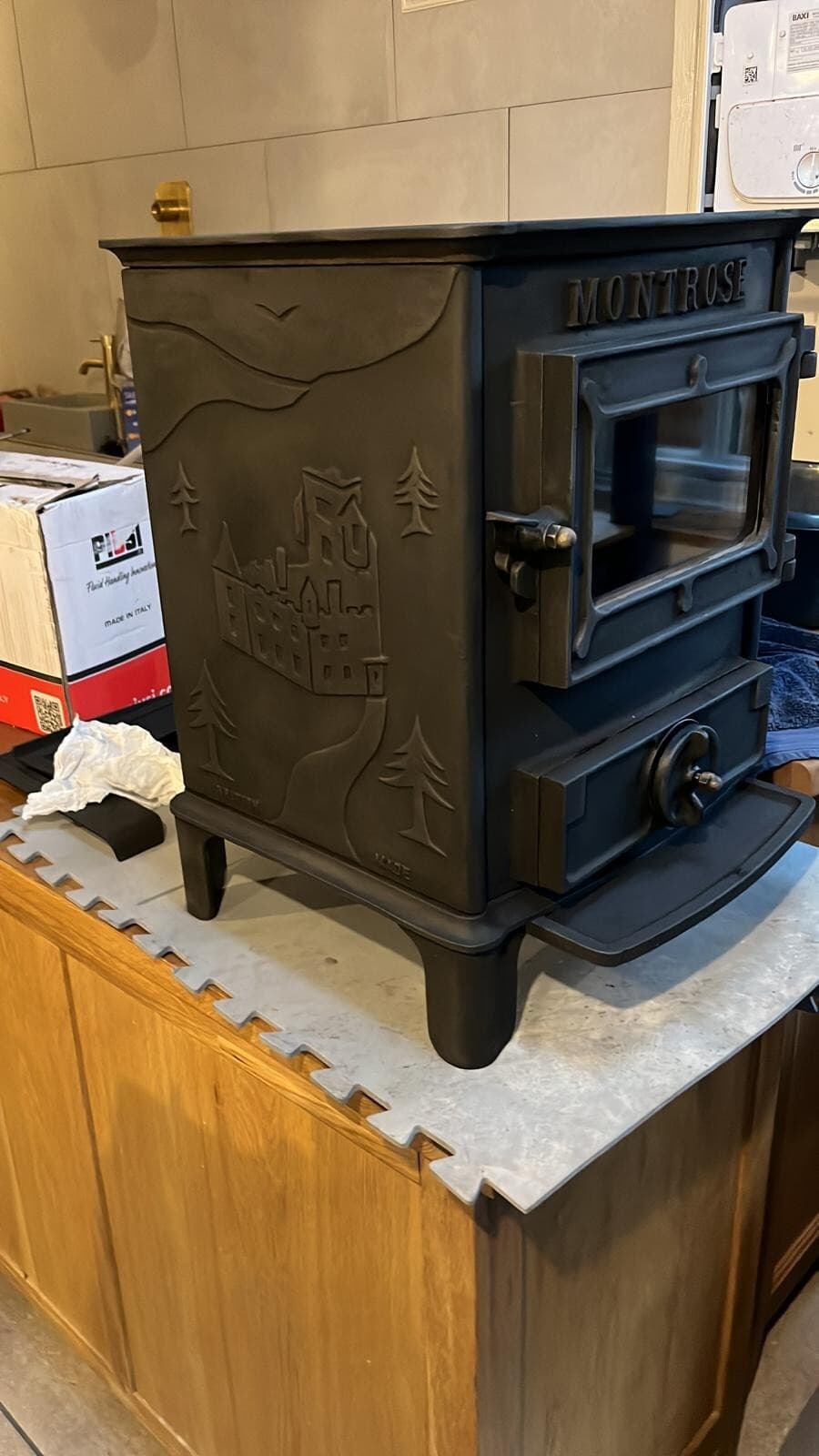 Esse Montrose, MK1 Stove, 5kw MULTIFUEL, (log,wood+burner), DEFRA ๐๐ โ view 3