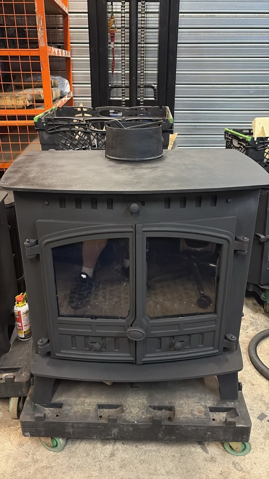 Hunter Herald 80B BOILER Stove, 20KW, MULTI-FUEL, (log,wood+burner) BOILER 🚚🚚