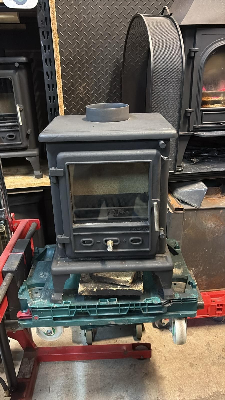 Firefox 5 Stove 5kw, MULTIFUEL, COAL(log,wood+burner), CAST IRON , 🚚🚚🚚 — view 3