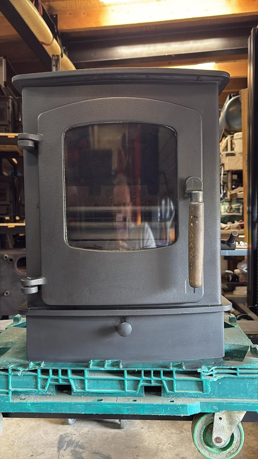 🔥 RESTORED “CHARNWOOD COVE 1” 5KW Multi Fuel Log Stand Defra Stove RRP £1676 🔥 — view 3