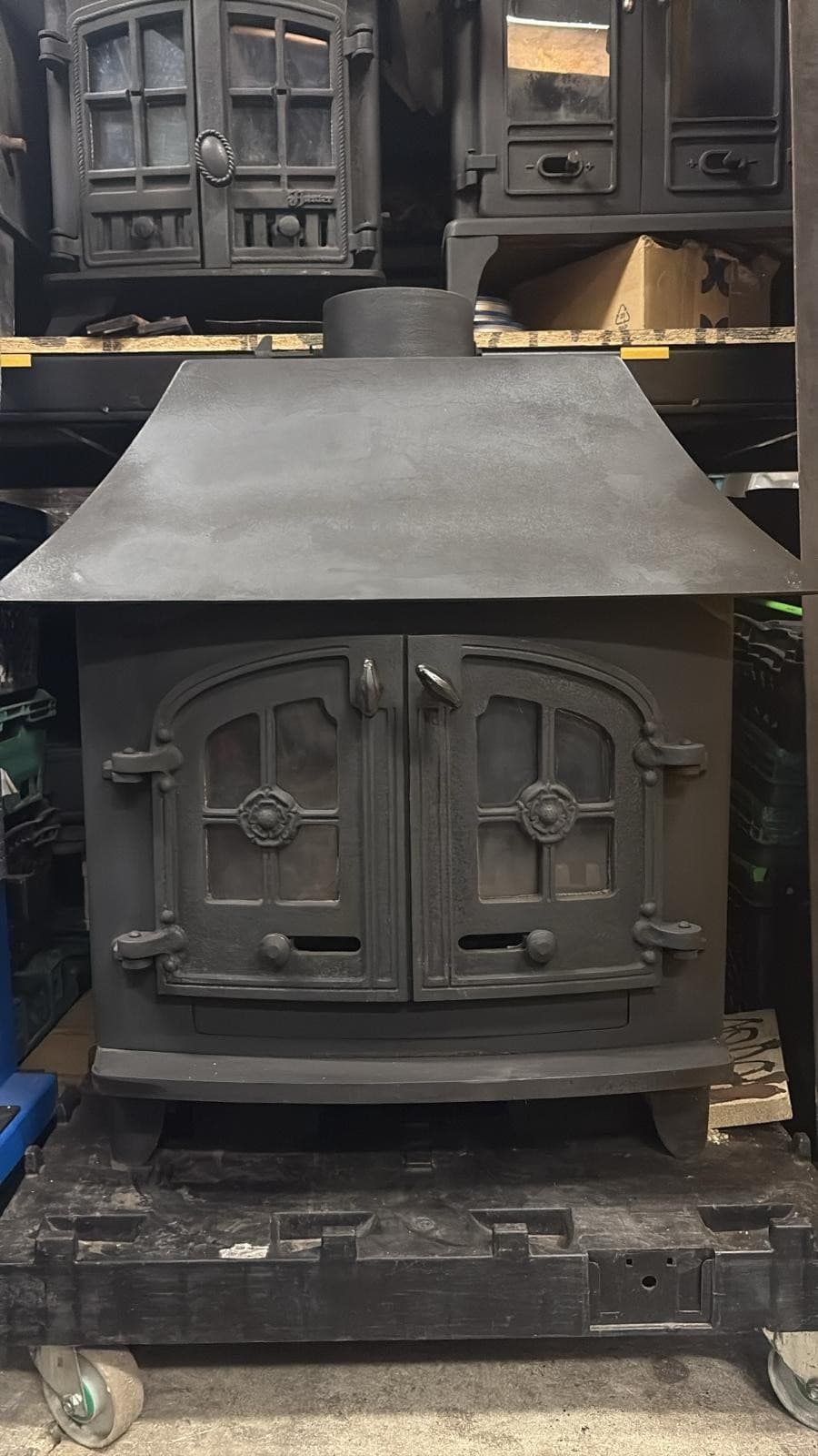 YEOMAN COUNTRY 14 Stove, 14KW, Multifuel, (log,wood+burner), ๐๐ Delivery โ view 3