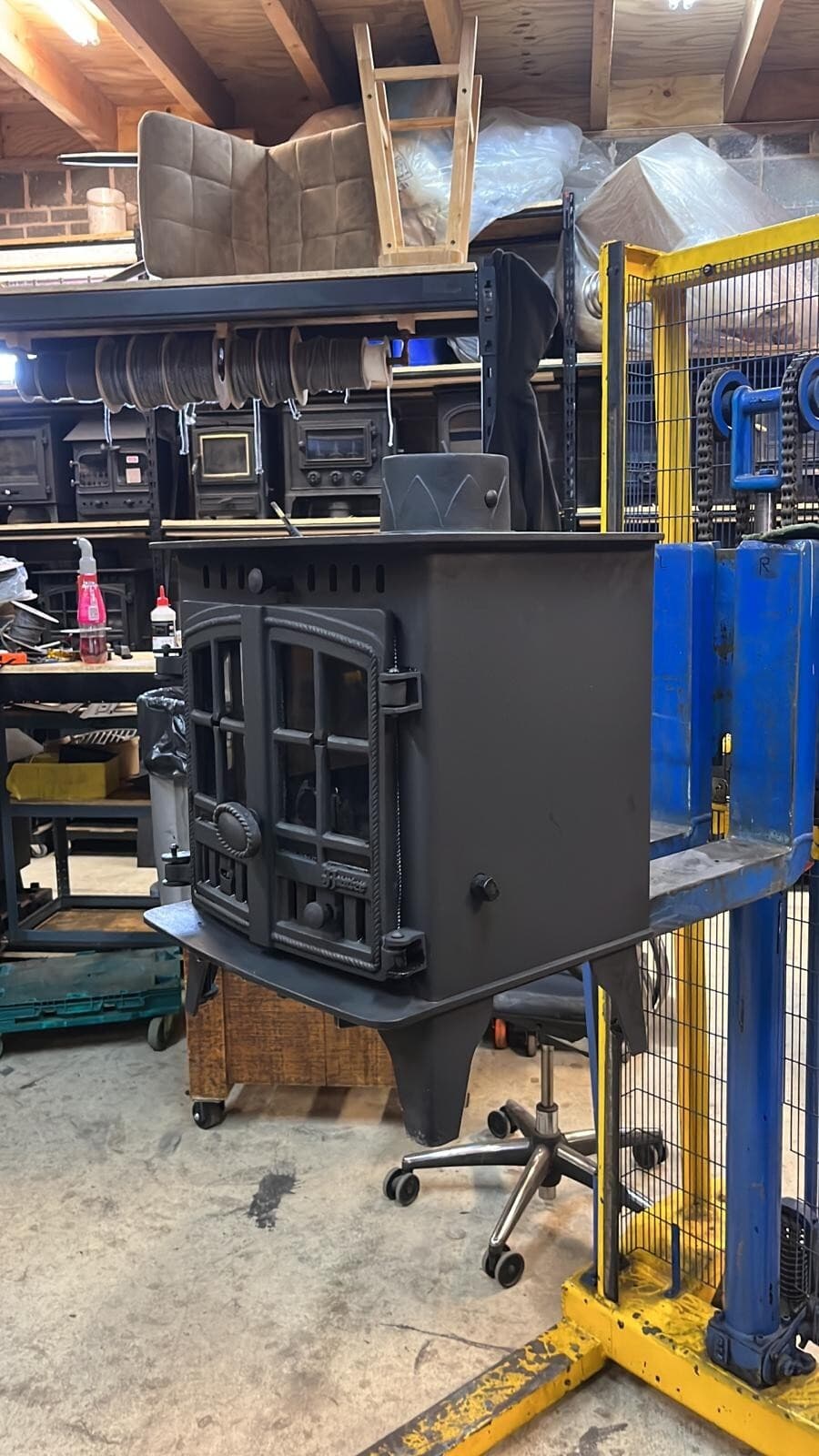 Hunter Herald 4 5kw Stove, MULTIFUEL, (log,wood+burner), DEFRA, eco stove🚚🚚🚚 — view 2