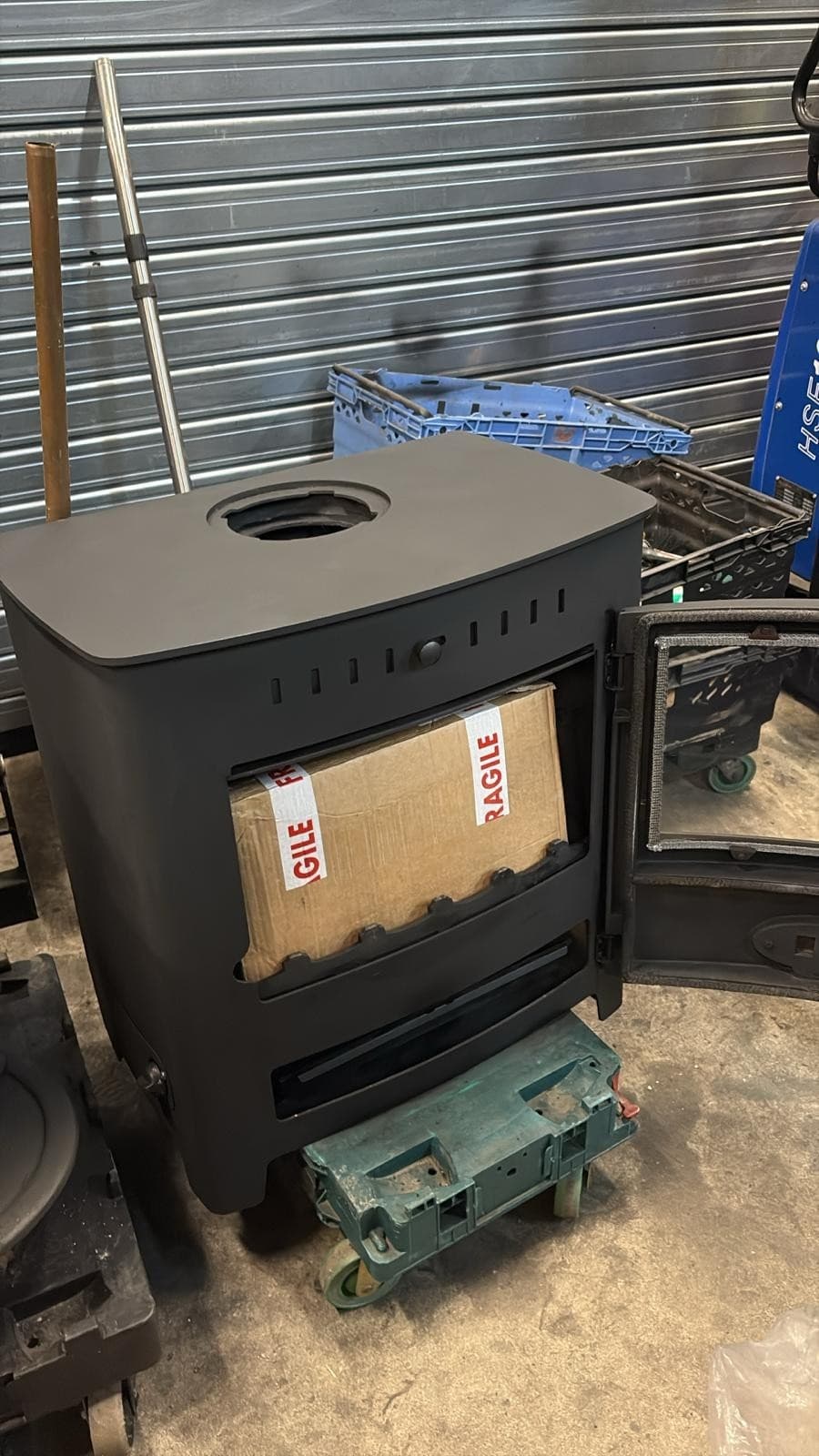 25KW BOILER STOVE Stratford eco Boiler 25, Multifuel, COAL (log,wood+burner) — view 5