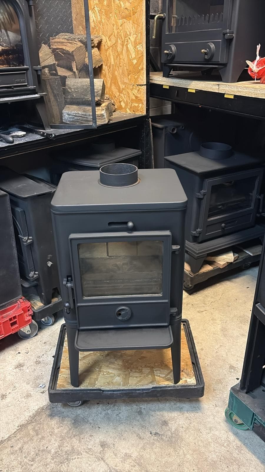 Scan Anderston Scandinavian Scandi, Vintage, Cast iron stove. Restored — view 3