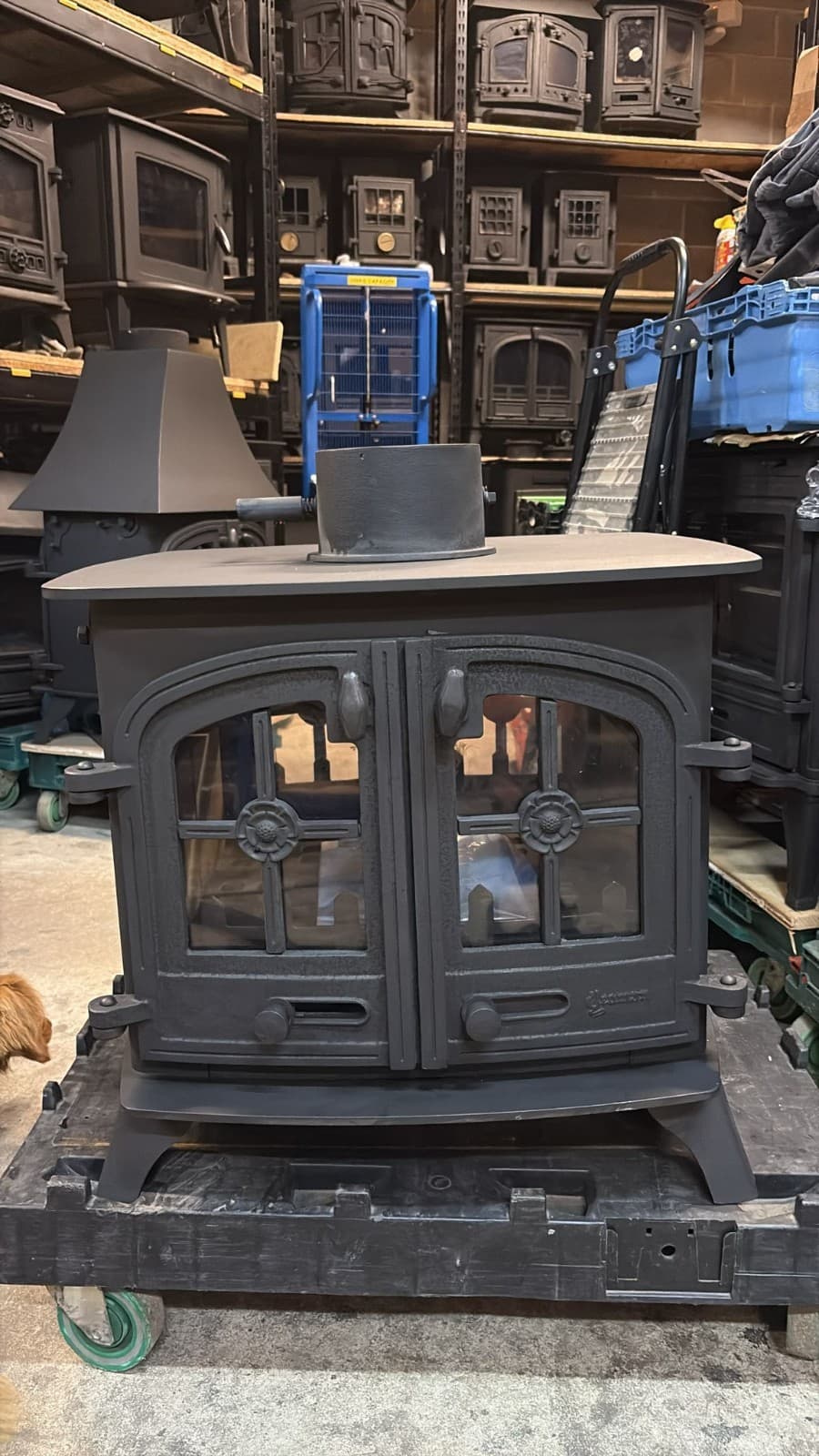 Yeoman Devon Stove 12Kw, DOUBLE SIDED/FRONTED MULTIFUEL,COAL(log,wood+burner),🚚 — view 2