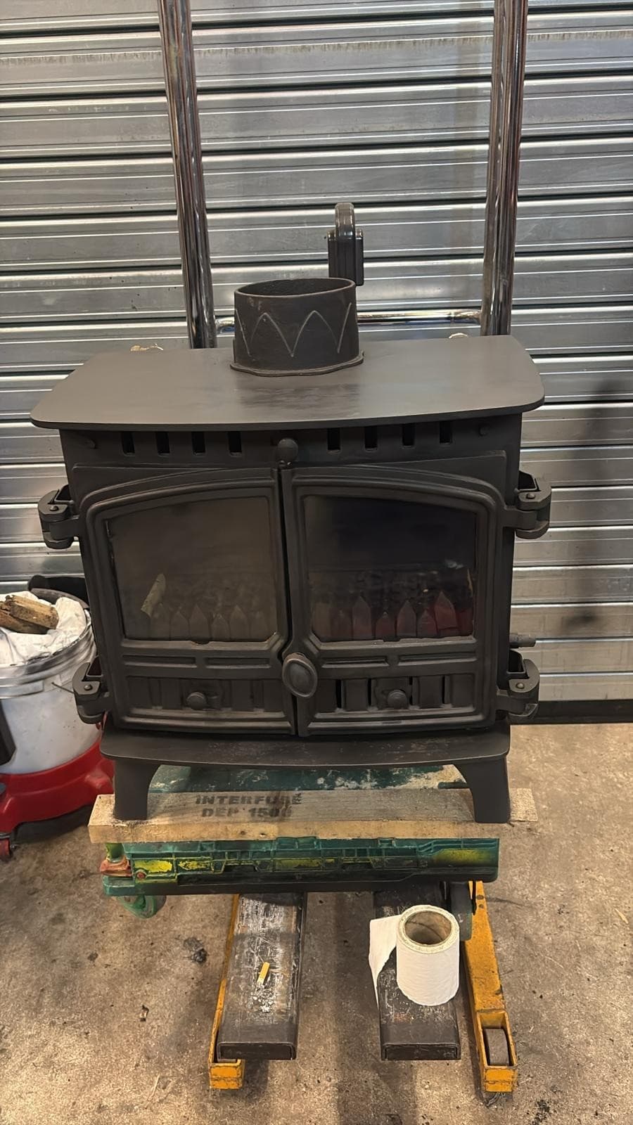 Hunter Herald 8 Stove 8kw, BOILER, MULTIFUEL, COAL (log,wood+burner), 🚚🚚 — view 4