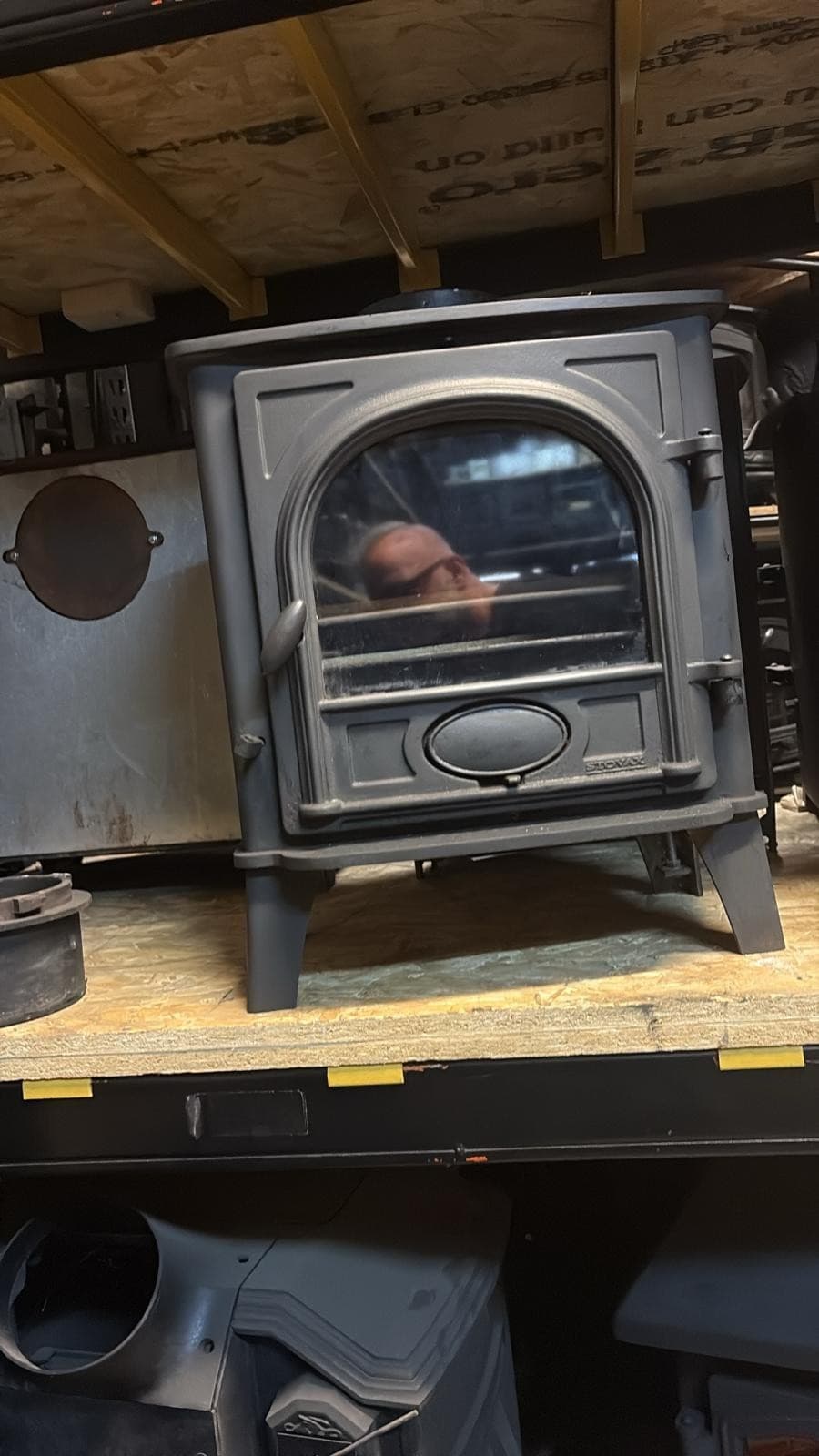 🔥 RESTORED “STOVAX STOCKTON 5” 5KW Multifuel DEFRA stove Wood Log Burner 🔥 — view 5