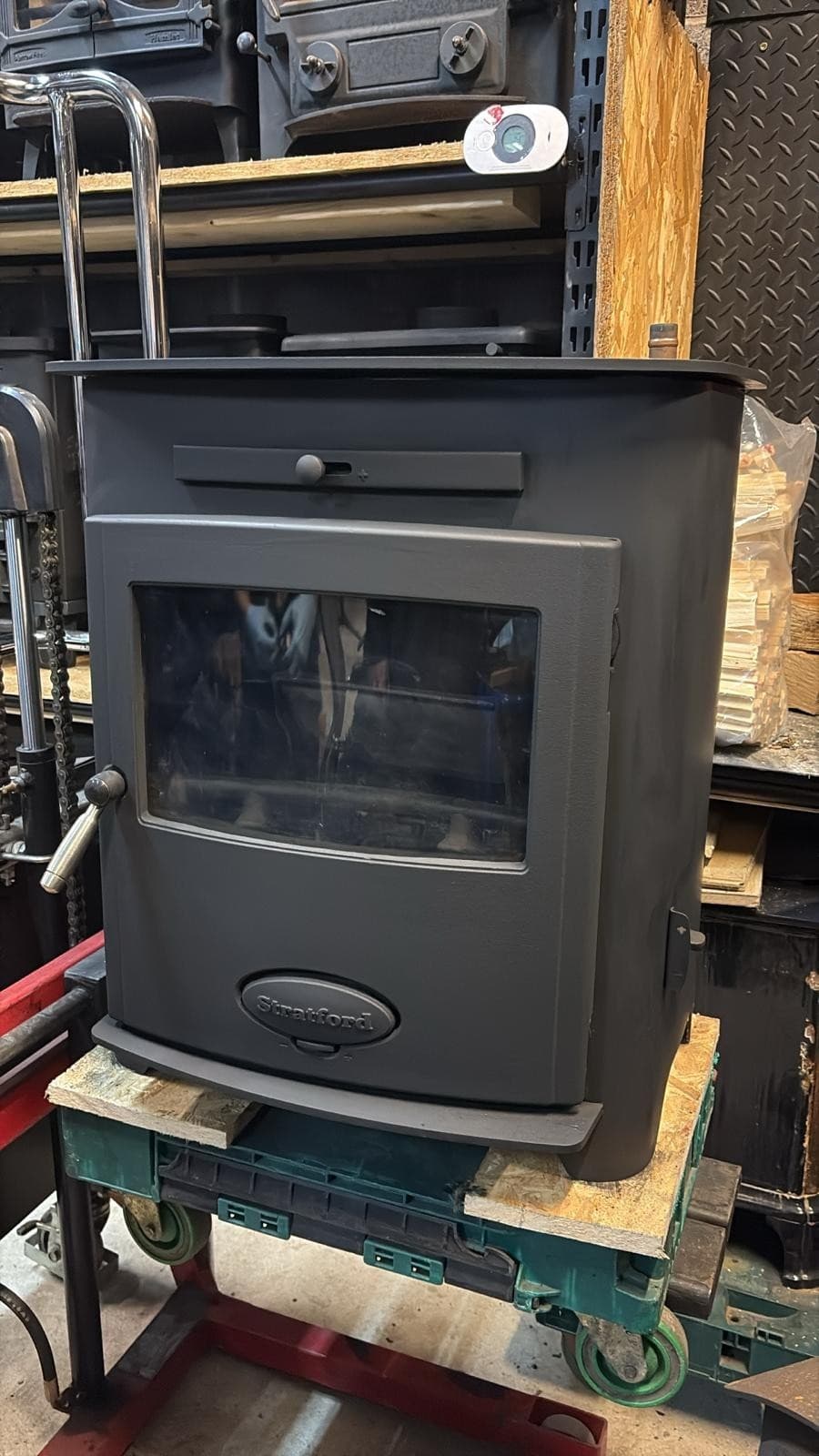 25KW BOILER STOVE Stratford eco Boiler 25, Multifuel, COAL (log,wood+burner) — view 5
