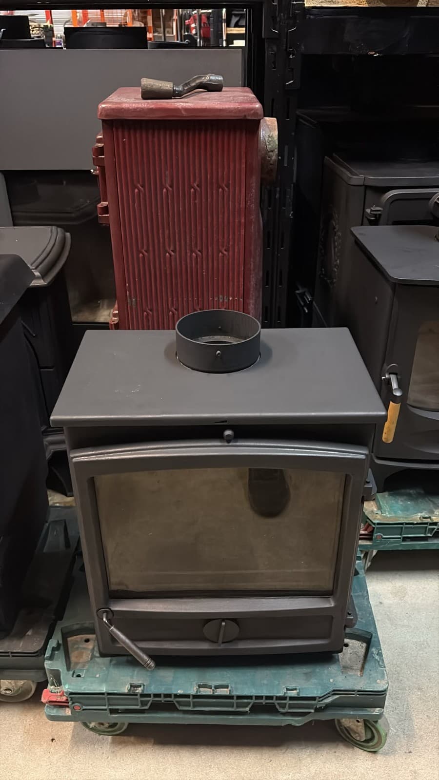 Fireline FX Wide Screen 5kW Multi-Fuel Stove (log,wood+burner), , ๐๐๐ โ view 2