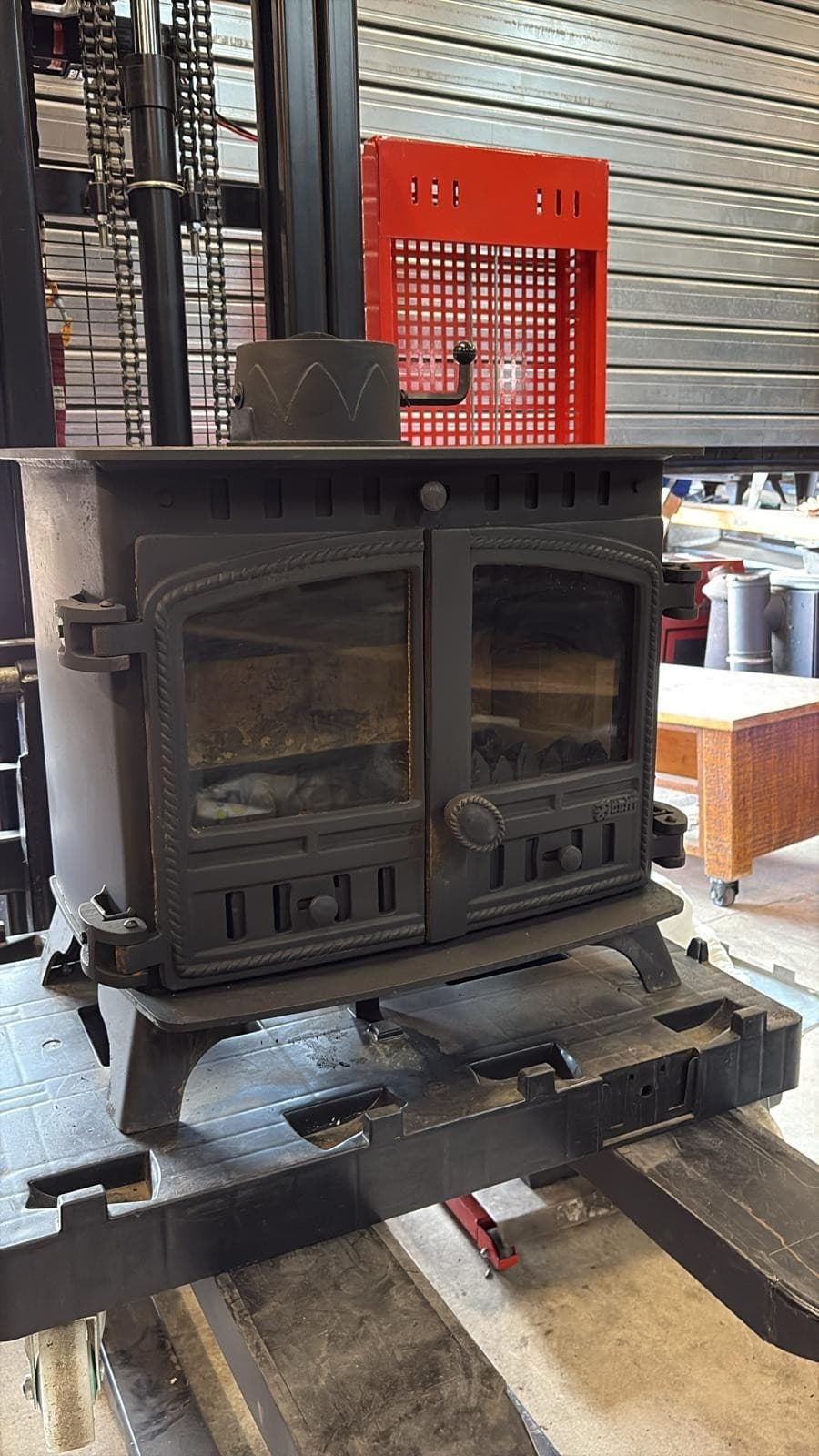 Hunter Herald 8 Stove Mk2 8kw, MULTIFUEL, (log,wood+burner), DEFRA, ๐๐ โ view 3