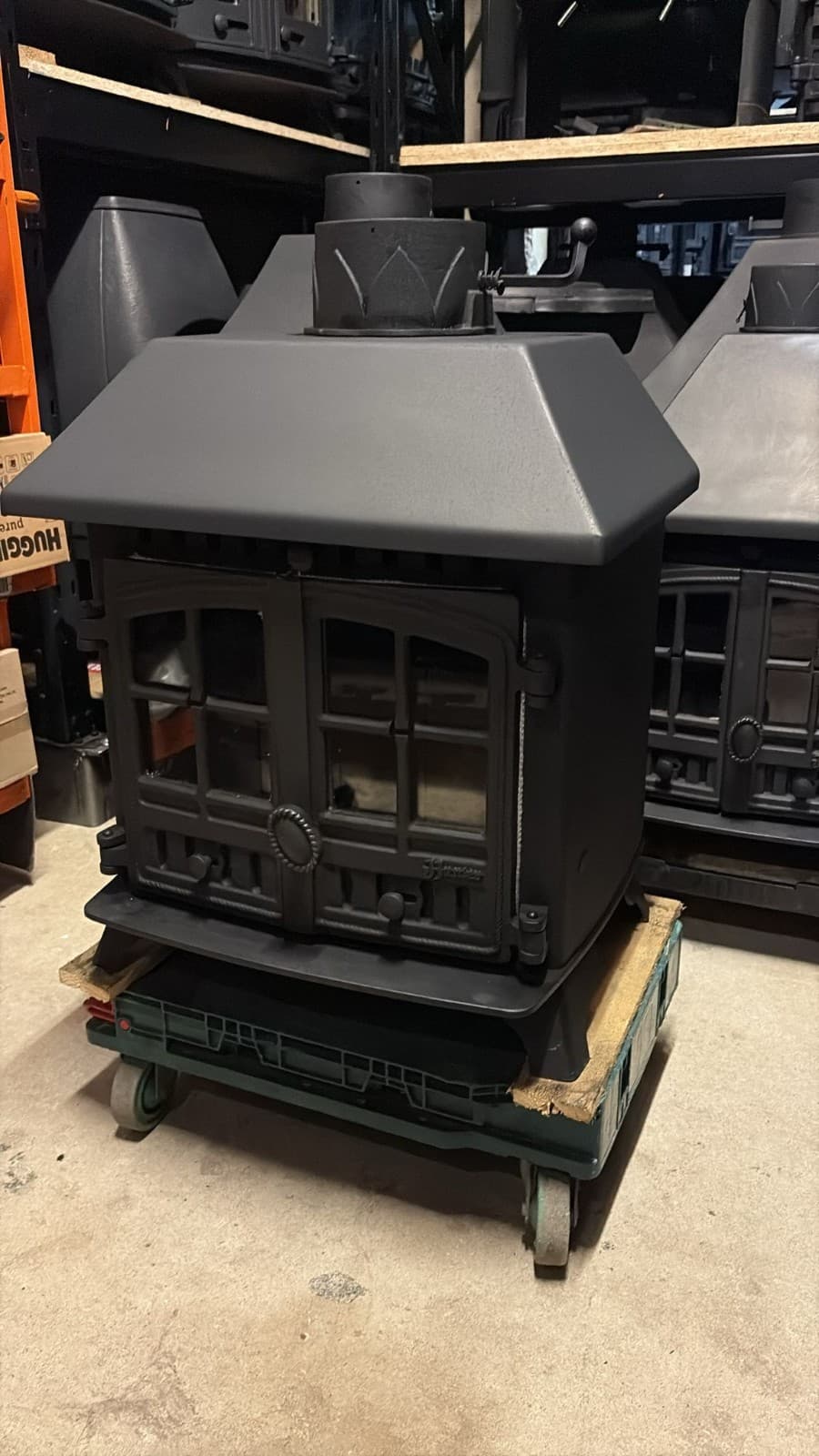 Hunter Herald 6 Stove 6kw, MULTIFUEL, (log,wood+burner), 🚚🚚🚚 — view 3