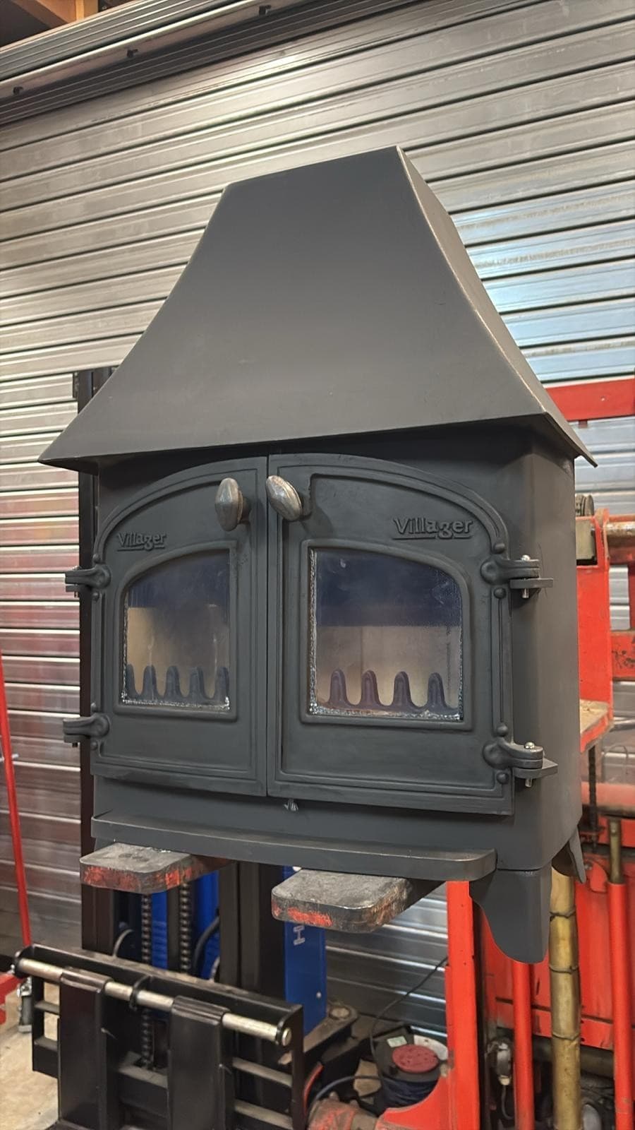 Villager Canopy Stove, 7kW MULTIFUEL, COAL (log,wood+burner), 🚚🚚🚚 — view 5
