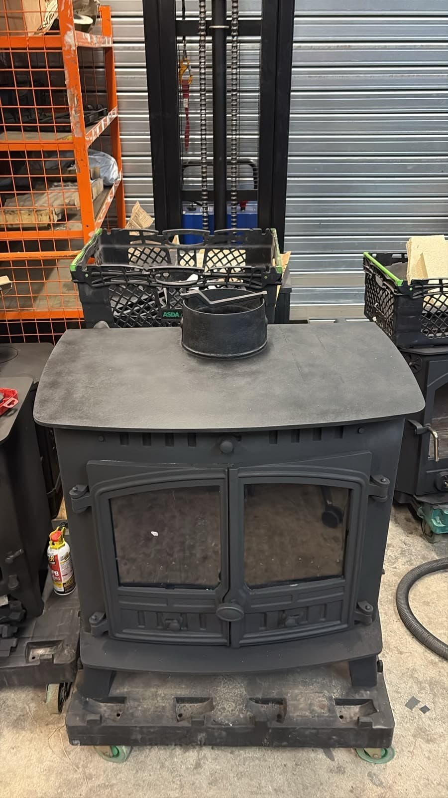 Hunter Herald 80B BOILER Stove, 20KW, MULTI-FUEL, (log,wood+burner) BOILER 🚚🚚 — view 5