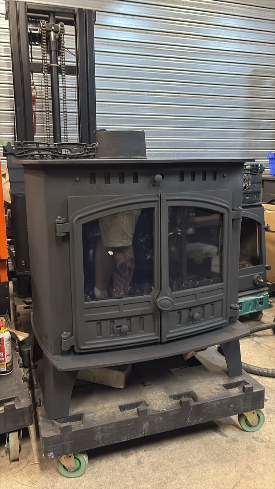 Hunter Herald 80B BOILER Stove, 20KW, MULTI-FUEL, (log,wood+burner) BOILER 🚚🚚 — view 3