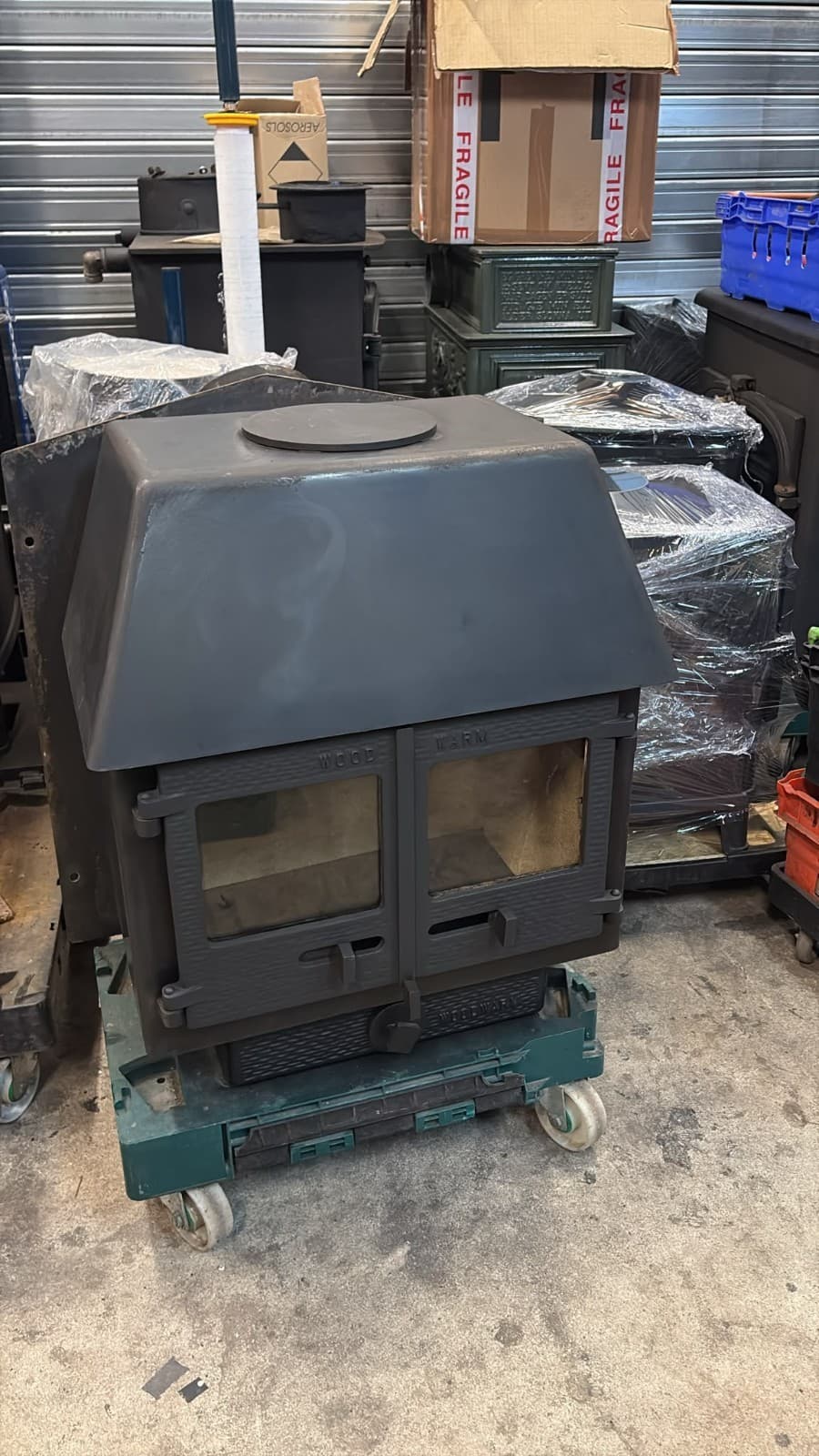 Woodwarm Fireblaze Stove, 8Kw MULTI FUEL (log,wood+burner), ๐๐ โ view 5