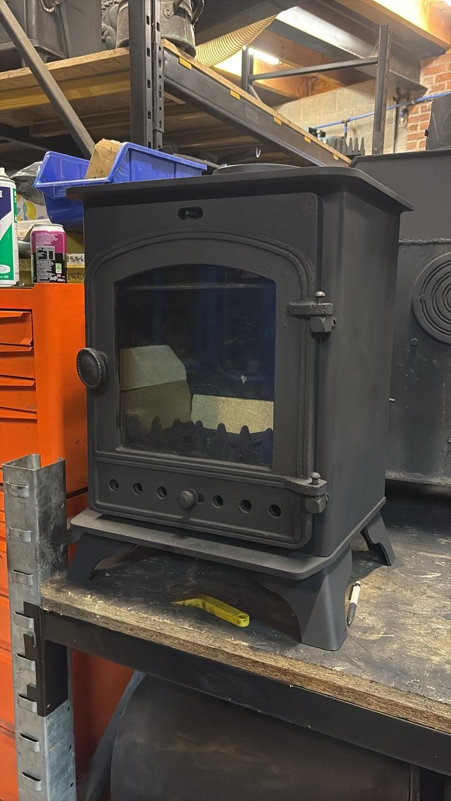 Hunter Rosewood 6kw Stove, MULTIFUEL, (log,wood+burner), DEFRA, eco stoveπππ β view 2