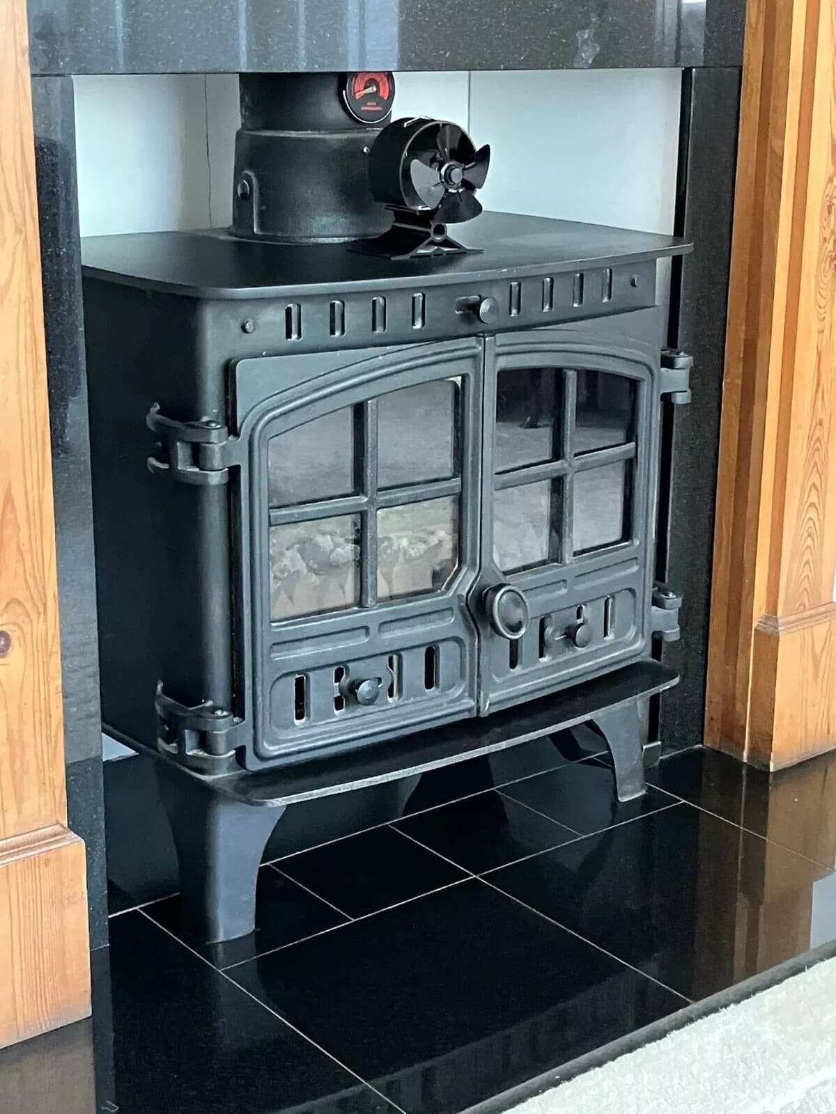Hunter Herald 8 Stove 8kw, MULTIFUEL, (log,wood+burner), DEFRA, eco stoveπππ β view 3