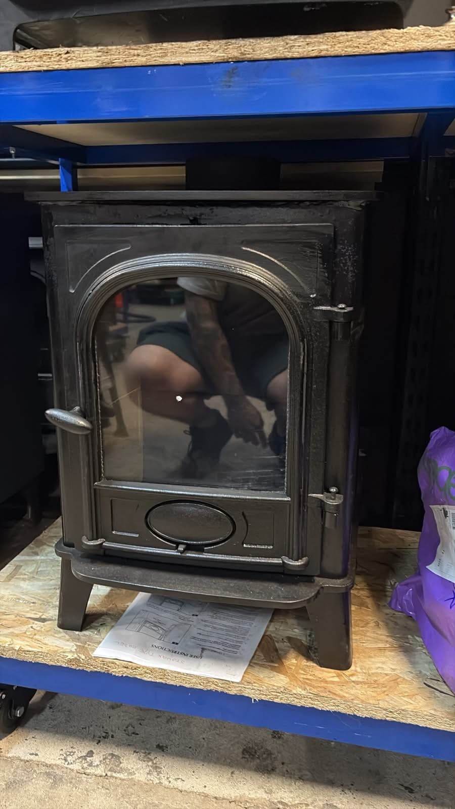 Stovax Stockton 6 6kW,WOOD STOVE STOVE, (log,wood+burner) ๐๐ โ view 2