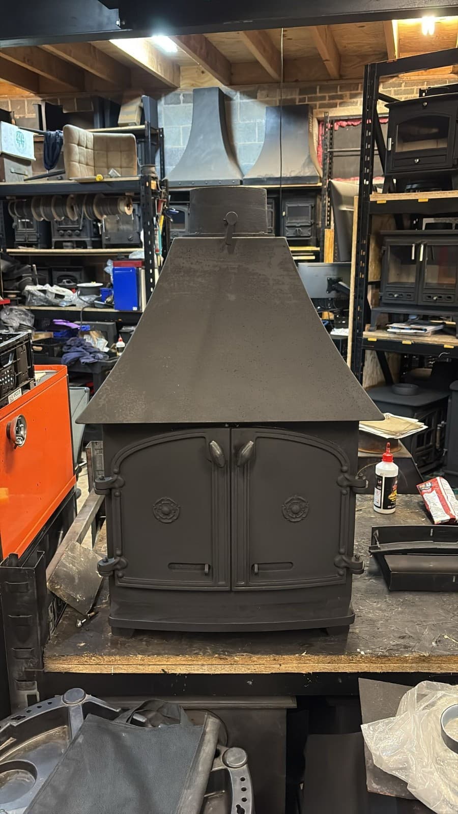 Yeoman Devon Stove 9Kw, CANOPY STOVE, Multifuel, (log,wood+burner), ๐๐ ๐ โ view 4